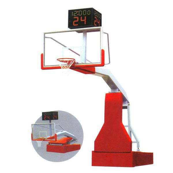 六盘水手动液压篮球架和电动液压篮球架的区别