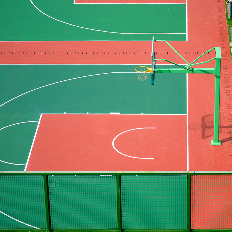 六盘水篮球场地面施工材料有哪些种类?